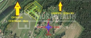 Pozemek pro bydlen� , ul. V�du�n� , Ostrava - Koblov